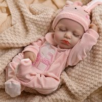 16 Inch Reborn Dolls For Cute 40cm Loulou Full Body Soft Vinyl Reborn Doll Lifelike Reborn Doll Toys Realistic Doll Toy For Gift