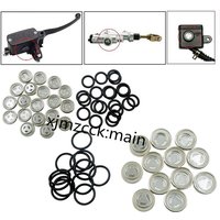 12mm 18mm Brake Master Cylinder Reservoir Sight Glass Motorcycle Dirt Gasket Clutch Brake Upper Pump Rear Brake Pump Oil Mirror