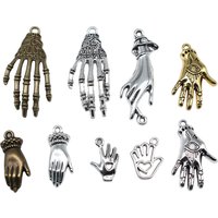 10pcs Palm Hand Charms DIY Handmade Jewelry Making Accessories DIY Handmade Craft