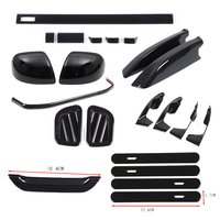 For Land Rover Range Rover Sport/Vogue L460 L461 2023+ ABS Piano Black Kit Side Door Rearview Mirror Decorative Cover Accessory