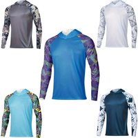 Fishing shirt 2024 New Summer Upf 50 Sunscreen hooded top UV outdoor protection Casual wear fishing hooded