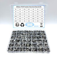 42Values Transistors kit NPN PNP S8050 S8550 S9012 2N3904 2N3906 C1815 A1015 MJE13001 BC327 BC337 BC517 BC547 BC548 BC549 BC558