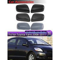 Rear View Mirror Cap Cover Side Door Wing Casing For Toyota Yaris 2007 2008 2009 2010 2011 Door Outside Mirror Housing Shell Lid