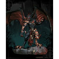 Unassembled 1/24 Ancient Man Fantasy Warrior with Wing Resin Figure Miniature Model Kits Unpainted