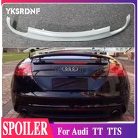 Carbon Fiber Rear Bumper Diffuser Lip for Audi TTS 2008 - 2014 TT 2013 2014 Car Rear Bumper Diffuser Lip Spoiler Protector FRP
