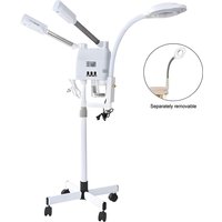 Facial Steamer Hot Cold Steam Vaporizer Ozone 3 in 1 Nano Ionic Upgrade Humidifier With 8X LED Magnifying Lamp Beauty Salon Spa image 4