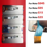 For Moto G04S G05 G15 G35 G60 G62 G85 G86 Power LCD Display Touch Screen Digitizer Assembly Panel With Frame Repair Parts