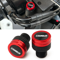 For Ducati Scrambler 800 Scrambler 1100 400 1000 Motorcycle Accessories CNC Aluminum Rearview Side Mirror Hole Cap Plug Screw
