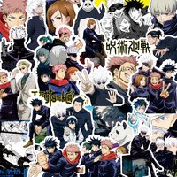 80pcs Cartoon Jujutsu Kaisen Anime Stickers Waterproof Decals Car Motorcycle Luggage Helmet Cool Sticker for Kids Classics