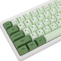 124 Keys XDA Profile Keycap Matcha Keycap English Japanese Russian For MX Switch Mechanical keyboard Dye PBT Sublimation key Cap