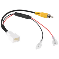 AT78-4 Pin Car Reverse Camera Retention Wiring Harness Cable Plug Adapter Connector Fit For Toyota