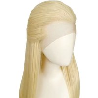 613 Blonde Lace Front Wig for Men 13*4 Lace Frontal 26 Inch Long Straight Fiber Hair Wig Synthetic Lace Wigs Cosplay Pelucas