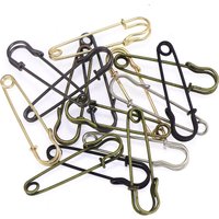 20 Stück 50 mm Metall-Sicherheitsnadeln, Silber/Gold/Schwarz, große Sicherheitsnadel, DIY-Handwerk, Nähwerkzeuge, Hochzeit, Brosche, Bekleidungszubehör