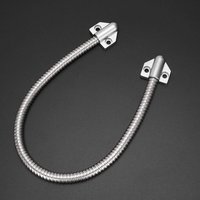 Stainless Steel Access Control Cable Exposed Mounting Metal Head Wire Loop Armored Cable Anti-pinch Secure Line Defender