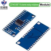 CD74HC4067 High-Speed CMOS 2V-6V 16 Channel Way Analog Multiplexer Digital ADC Module For Arduino 74HC4067 Microcontroller Board