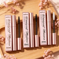 Zephoco Eyelash Mascara Brown Black White Nourish Long Lasting Effective Extension Quick Drying Mild Formula Waterproof Mascara