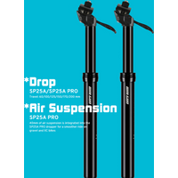 AliExpress WALGUN SP25A Pro Seat Post Dropper for Mtb Air Telescopic Seatpost Shock Absorber Hydraulic Adjustable 27.2/30.9/31.6mm Bike Seat Tube
