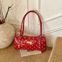 2026 High Quality Sweet Shoulder Bags for Women Polka Dots Design Fashion PU Temperament Large Capacity Crossbody Bags