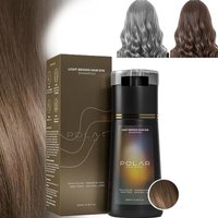 1pcs Hair Dye Shampoo For Gray Hair For Women Men Natural Hair Dye Kit Semi Permanent Hair Dye Shampoo Black Brown Purple 200ml