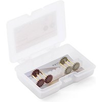 6pcs/box Dental Diamond Silicone Composite Polishing Spiral Wheel, RA 2.35mm, for Contra Angle Ceramic Polishing Brush