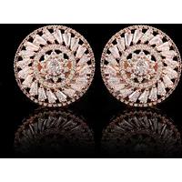 French Cufflinks Luxury Men's Wedding Windmill Zircon Rhinestones Cuff Links High-end Business Banquet Suit Shirts Accessories