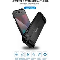 Upgraded protective case for 2025 Switch 2 ergonomic and comfortable TPU grip shell for NS Switch 2 protective case accessories