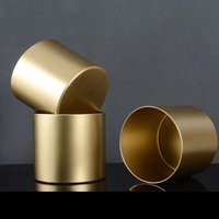 Creative Cylindrical Metal Flower Pot Plant Flowerpot Home Interior Decoration Vase Flower Arrangement Iron Flowerpot Decoration