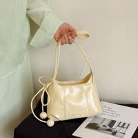 New Korean Style Dopamine Oil Leather Tote Bags for Women Large Capacity Fashion Versatile Single Shoulder Crossbody Bag