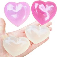 Kids Maltose Cute Change Color Heart Squeeze Toy Anti-stress Vent Ball Slow Rebound Relieves Stress Toys Adult Gift
