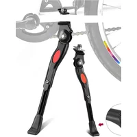 AliExpress NONE Bicycle Footrest Height Adjustable Aluminum Alloy Footrest High Quality Bicycle Foot Ladder Rubber Inner Pad Bicycle Accessories