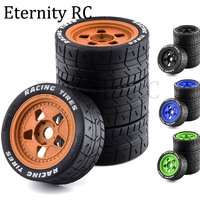 4pcs 100x43mm Tire Tyre 17mm Wheel Hex for Arrma 1/7 Infraction Felony Limitless ZD Racing EX07 RC Car Upgrade Parts