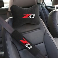 Car Seat Headrest Neck Pillows Seat Belt Protective Shoulder for z71 suburban colorado silverado s10 z71 4x4 off road Accessorie