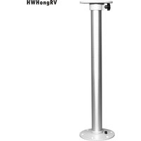 Auswähltes Tischbeinsystem für Wohnmobile oder Boote von Manufacturers. SurFit-Beinsets, Silber, Oberflächenmontage mit Aluminiumboden und Tischgestellen