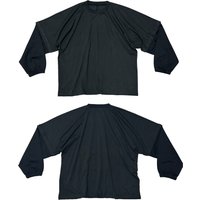 YE KANYE WEST Streetwear Fashion High Quality Solid Color Tops Oversized Loose 100%Cotton Tee Long Sleeves T Shirt Men