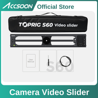Camera Slider S60 Video Motor Track Automatic Stabilization Low Noise With APP Control for DSLR Portable Shooting