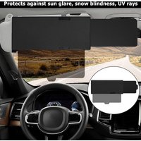 Car Visor Extender Anti-Glare Adjustable Car Sunshade Extender Universa Auto Sun Visor Extension Car Interior Accessories