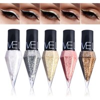 Diamond Sparkling Liquid Eyeliner Pearlescent color development quick dry waterproof not easily smudging liquid eyeliner