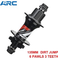 AliExpress ARC NEW MT086R 135mm BMX Hub, 32 Holes Single Speed Dirt Jump Uphill Hub, 6 Pawls 3 Teeth HG Freehub, 4 Sealed Bearings Bike Hub