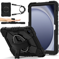 Armor Case For Samsung Galaxy Tab A11 Plus 11 A9 + Plus 11 A11 8.7 inch Rotation Hand Shoulder Strap Kickstand Shockproof Cover