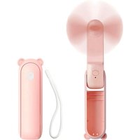 Portable mini fan, USB charging small fan, foldable handheld eyelash fan, suitable for travel and outdoor use