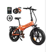 AliExpress VITILAN V3 2.0 Electric Bike For Adults 750W Folding Mountain Electric Bike 48V13AH 20 inch Fat Tire Off Road Electric Bike