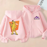 Fortnites Kids Zipper Hooded Coats Anime Fortress Night Sweatshirts Game Spring Autumn Hoodies Sportwear Children Clothes Gift