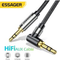 Essager AUX Cable 3.5mm Jack Audio Cable For Speaker Wire Headphone Car 3.5 mm Jack Hifi Aux Adapter Cord For Xiaomi mi Laptop