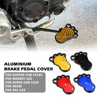 Motorcycle Accessories Aluminum Alloy Rear Brake Pedal Big Foot for Honda Monkey 125 Super Cub C125 Hunter Cub CT125 Grom Dax125