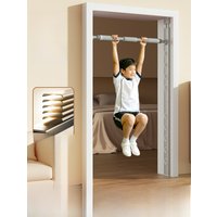 Home Gym Pull-Up Bar Door Frame Multi-Function Fitness Training Equipment No Drilling Required Single Bar for Upper Body Exer...