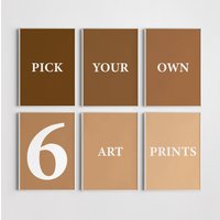 Custom Canvas Printing Set of 6 Personalized Photo Suitable for Family Life Pets Scenery Couple Weddings Home Decor Poster Gifts