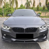 Front Bumper Lip Spoiler Splitter Diffuser For BMW 3 Series F30 F31 2012-2019 Canard Lip Protector Cover Body Kits Black Tuning