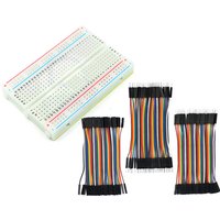 400-Point Breadboard Kit Dupont Cable Jumper Wire 10CM 40 Pin Cable Male-to-Male Male to Female Female to Female Circuit Testing