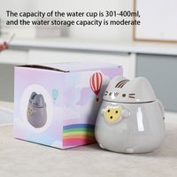 Leak-proof Lid Milk Mugs Easy To Clean Beautiful Exquisite Portable BPA-free Ceramics Elegant