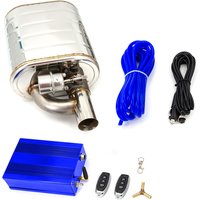 2"/2.5"/3'' Inch Car Exhaust System Vacuum Valve Control Exhaust Muffler Pipe Kit Variable Stainless Remote Control Set